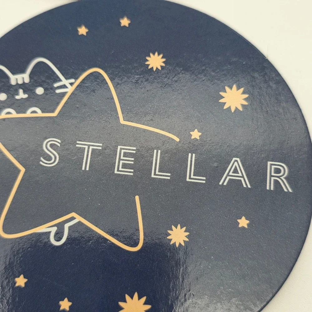 Pusheen Box Coaster Set Cork Navy  Celestial Space Out Of This World‎ Exclusive